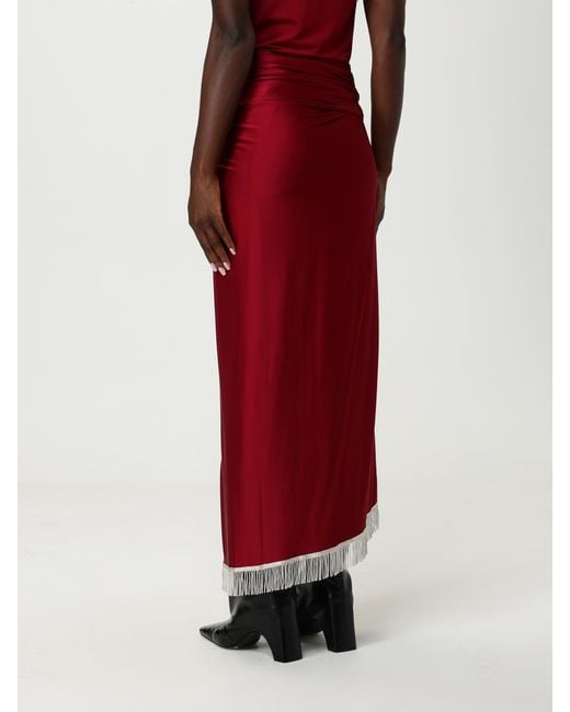 Rabanne Red Skirt