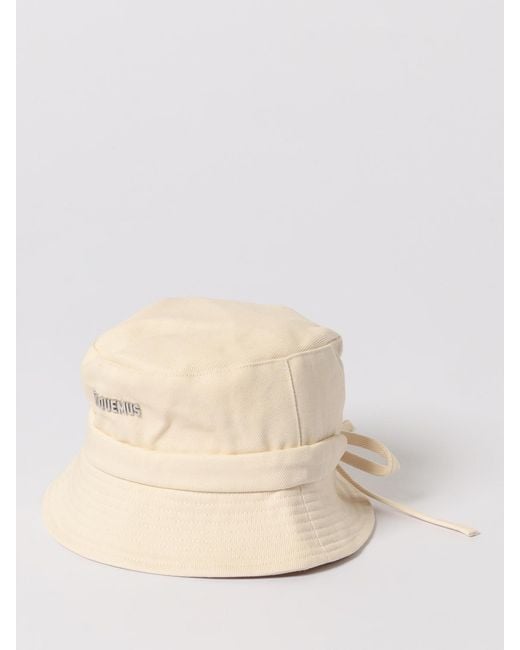 Jacquemus Natural Le Bob Gadjo Cotton Twill Hat for men