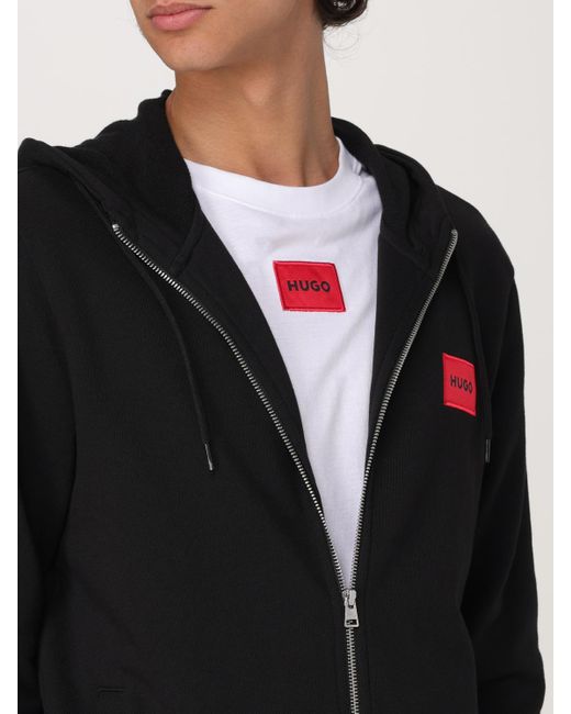 Sudadera Hombre HUGO de hombre de color Black