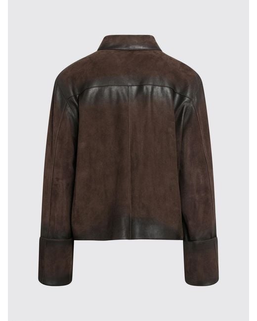 Loewe Brown Suede Lambskin Jacket