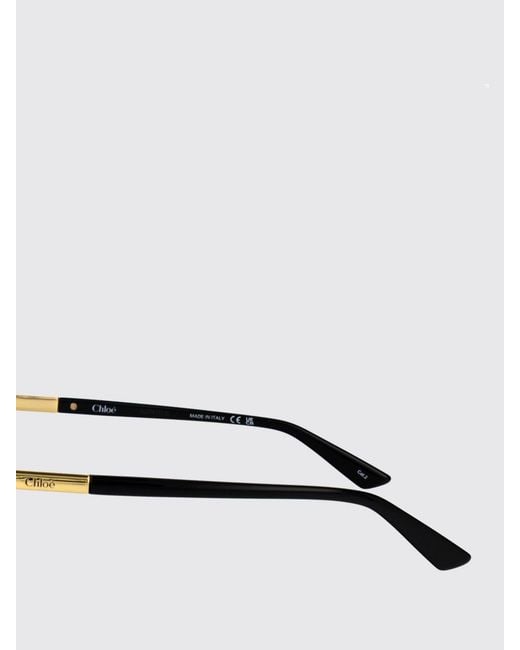 Chloé White Chlo&Eacute Tortoiseshell Acetate Cat-Eye Sunglasses