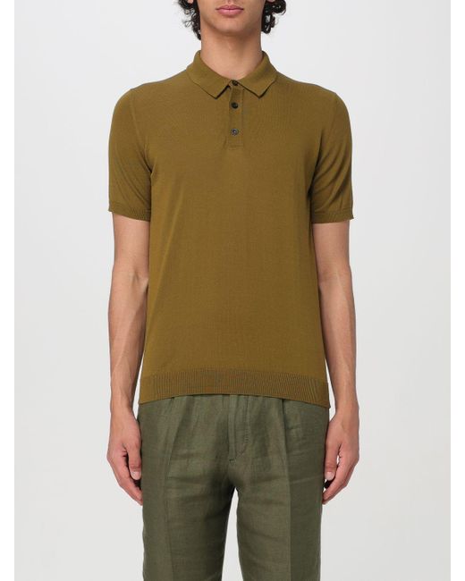 Roberto Collina Green Polo Shirt for men