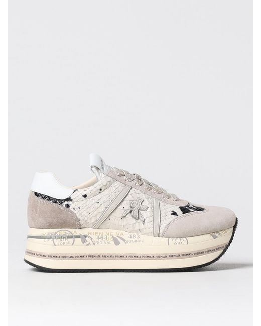 Premiata Natural Sneakers