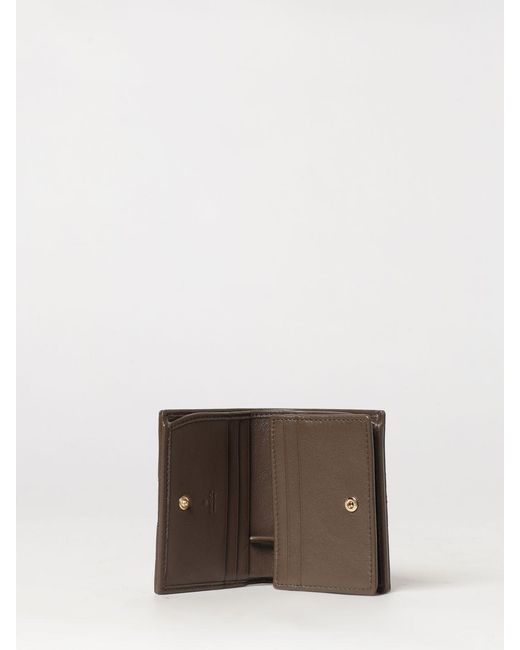 Gucci Brown Gg Marmont Bifold Wallet