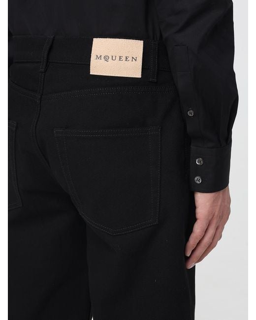 McQueen Black Trousers for men