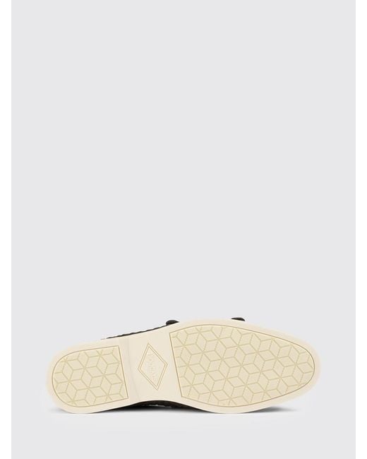 Doucal's White Woven Suede Monk Strap for men
