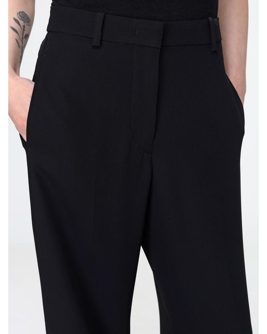 Isabel Marant Black Classic Silk Blend Trousers