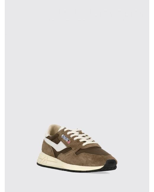 Autry Multicolor Reelwind Nylon And Suede Bovine Leather Sneakers With Jagged Sole for men