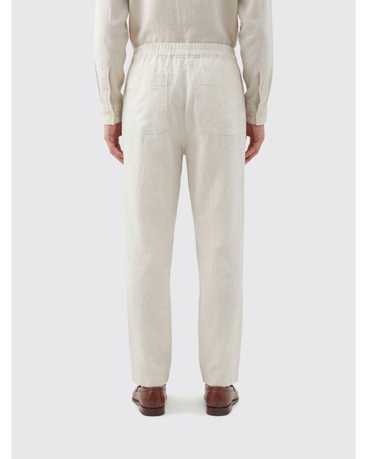 Tom Ford Natural Cotton And Silk Trousers for men