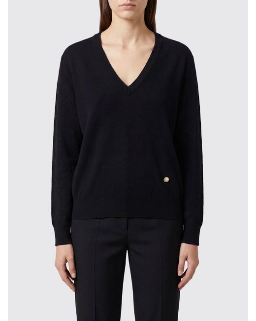 Balmain Blue V-Neck Jumper