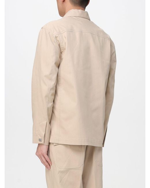 Paolo Pecora Natural Cotton Overshirt for men