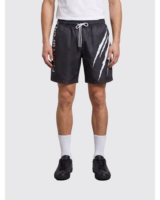 Philipp Plein Blue Stretch Technical Fabric Jogging Shorts for men