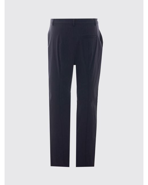 Pinko Blue High-Waisted Skinny Stretch Crêpe Trousers With Side Zip