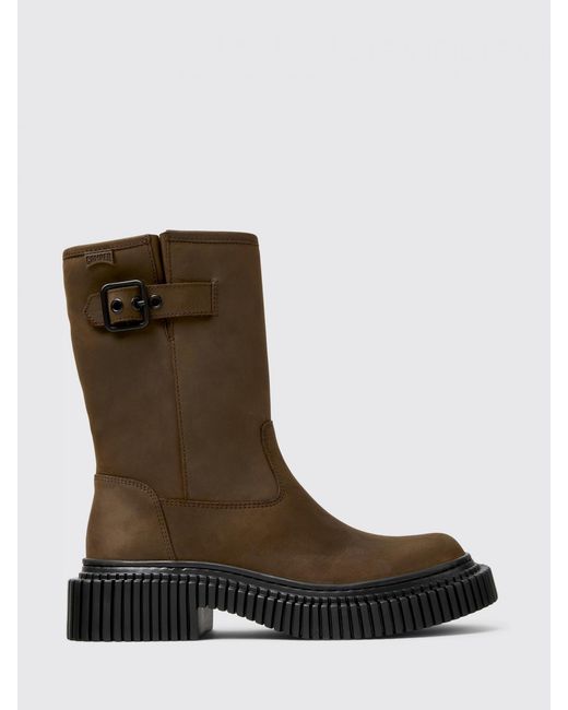 Camper Brown Pix Berlin Nubuck Ankle Boots