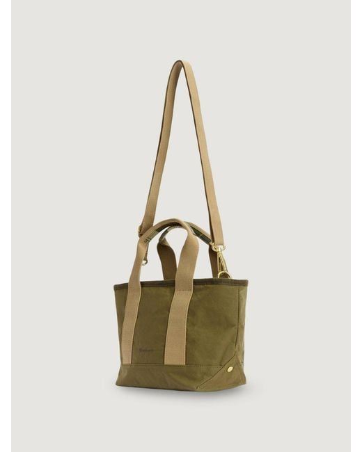 Barbour Natural Waxed Cotton Mya Bag