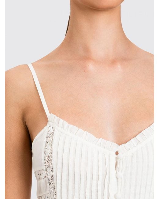 Twinset White Long Dress
