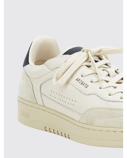 Axel Arigato Natural Dice T-Toe Two-Tone Smooth And Suede Leather Trainers for men