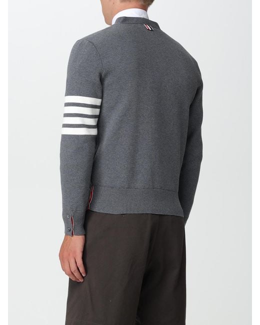Thom Browne Gray Cardigan for men