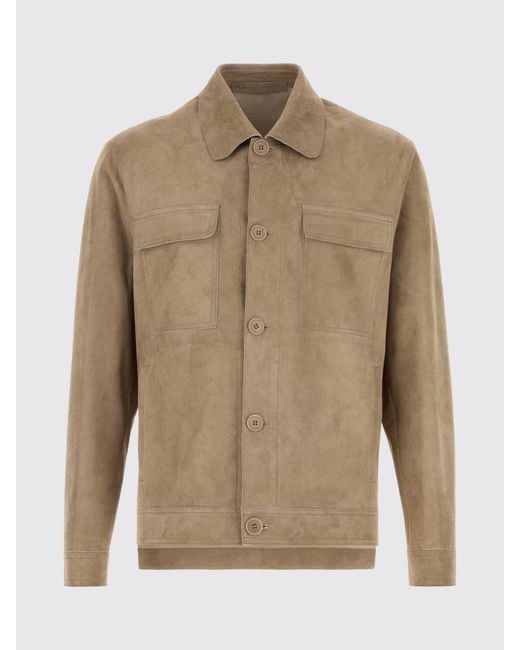 Salvatore Santoro Natural Suede Jacket for men