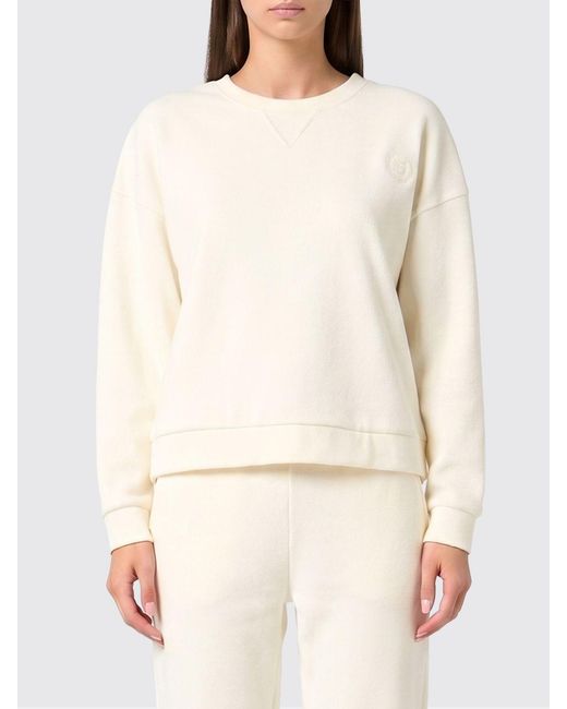 Philipp Plein Natural Cotton Crew-Neck Sweatshirt