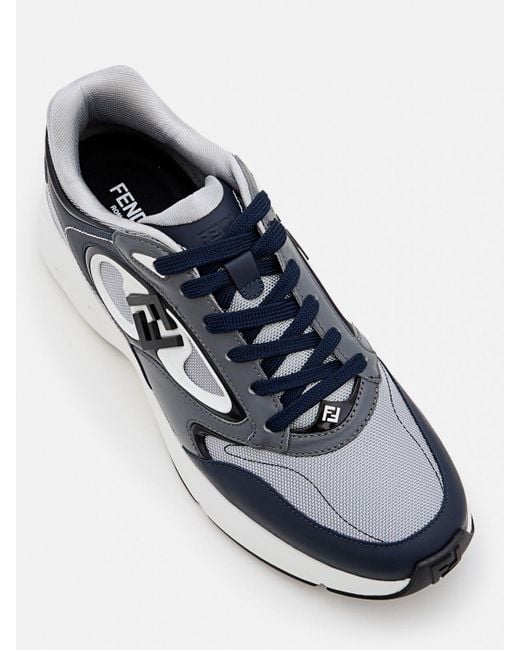 Fendi Blue Sneakers for men