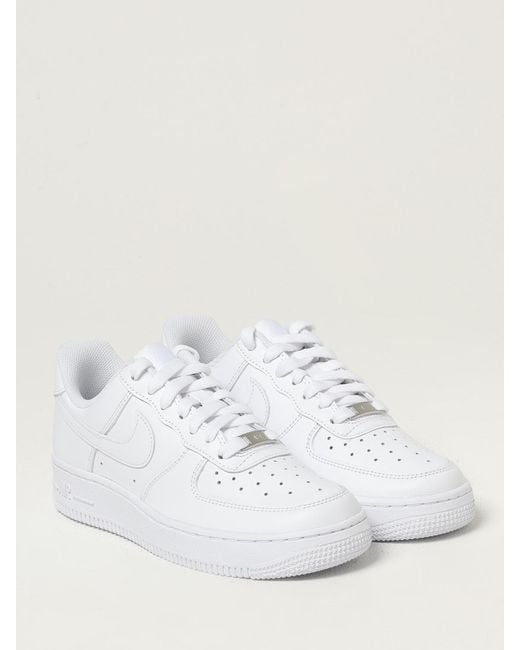Nike White Air Force 1 Sneakers By