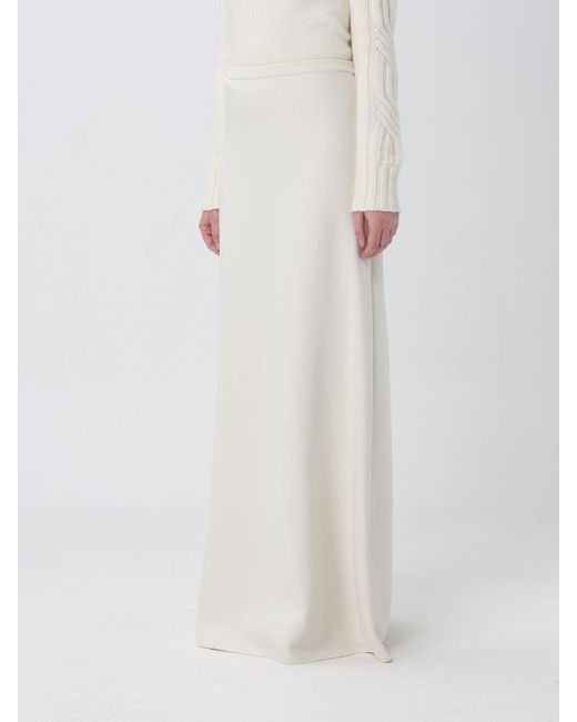 Falda larga Clavier Max Mara de color White