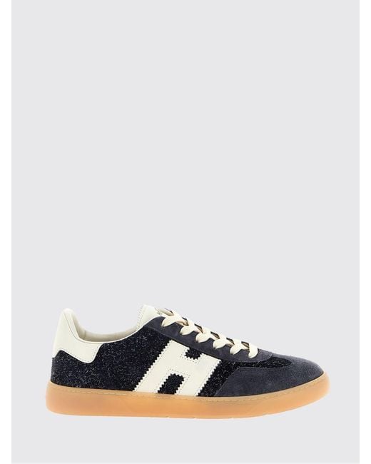 Hogan White Cool Leather And Suede Sneakers With H Logo And Rubber Sole for men
