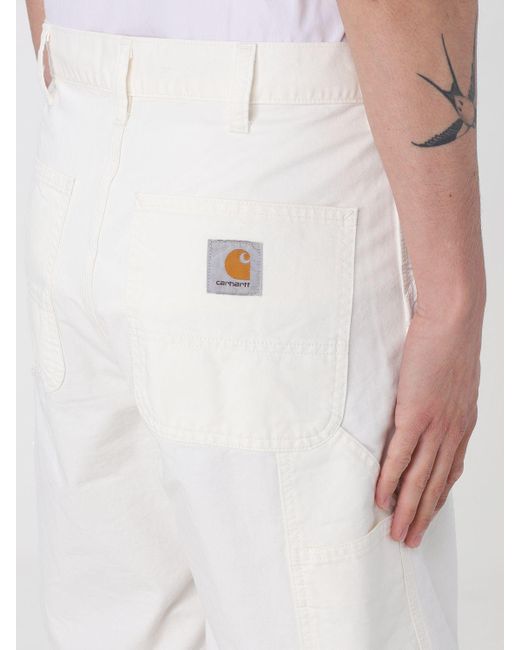 Pantaloncino di Carhartt in White da Uomo