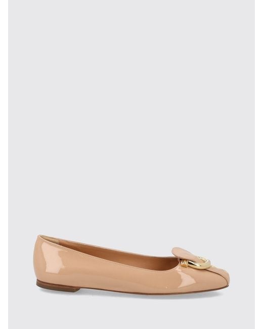 Ferragamo Pink Flat Shoes