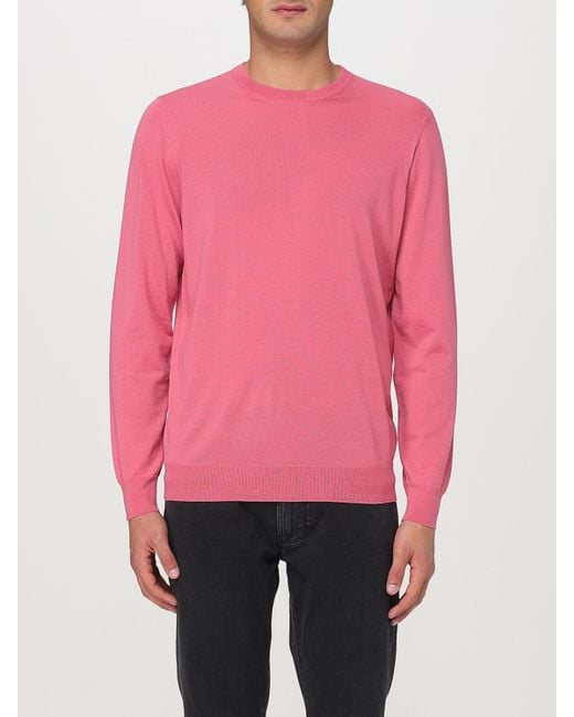 Drumohr Pink Jumper for men