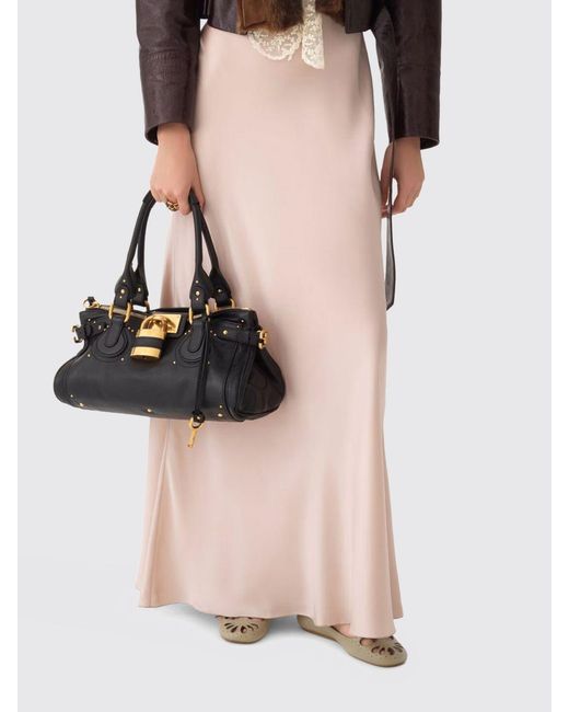 Chloé Black ChloÉ Paddington Ledertasche