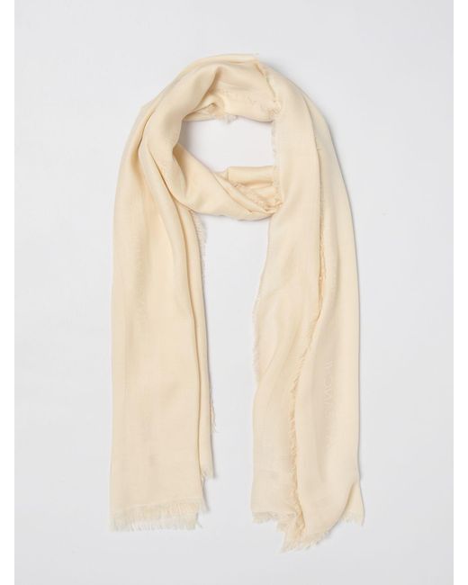 Elisabetta Franchi Natural Viscose Blend Scarf