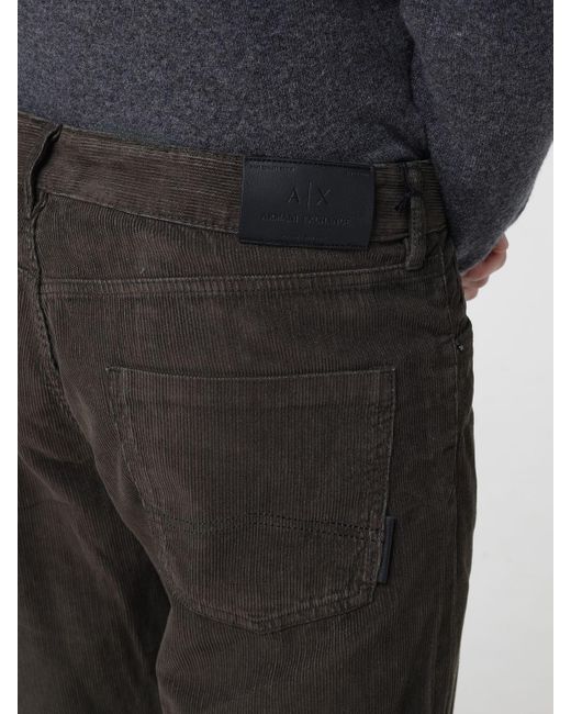 ARMANI EXCHANGE Black Trousers for men