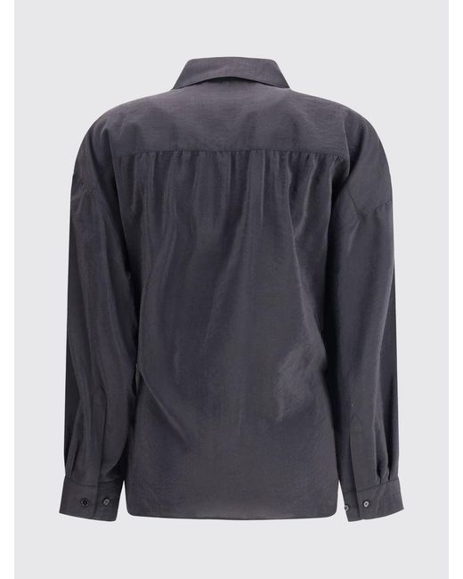 Lemaire Blue Silk Blend Shirt