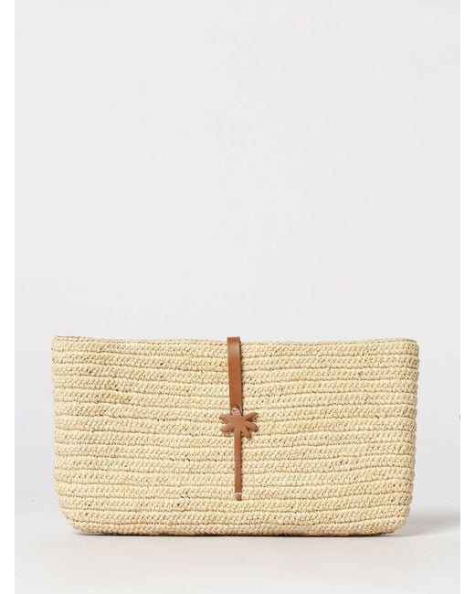 Manebí Natural Crochet Raffia Clutch