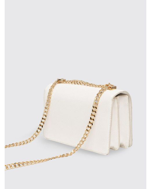 Liu Jo Natural Saffiano Faux Leather Bag