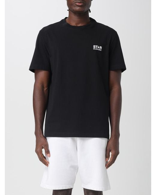 Golden Goose Deluxe Brand Black Cotton T-Shirt for men