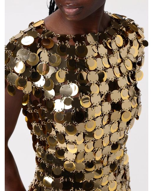 Rabanne Red Sequin Top