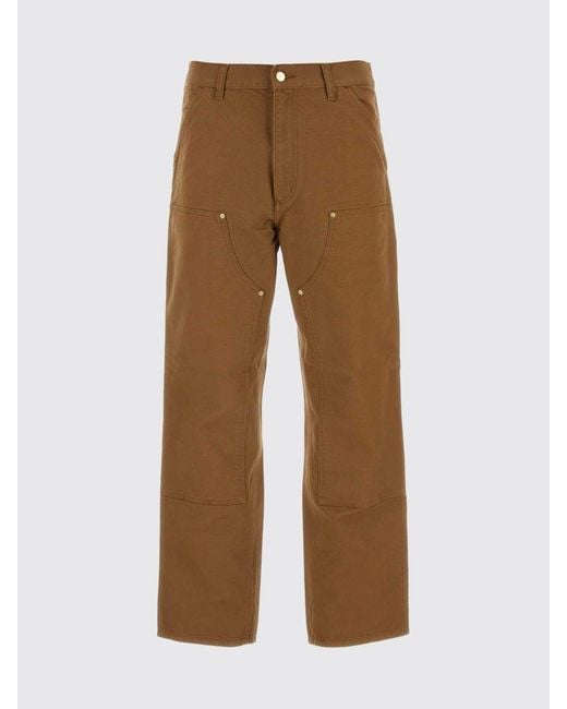 Carhartt Brown Double Knee Trousers for men