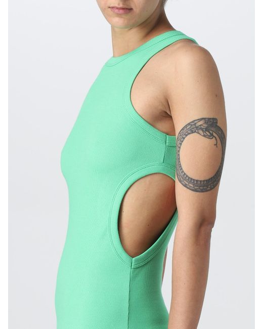 MSGM Green Dress