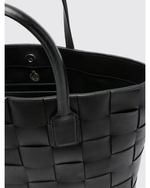 Dragon Diffusion Black Braided Leather Pino Bag