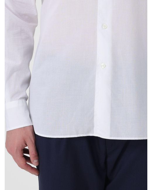 Corneliani White Classic Shirt for men