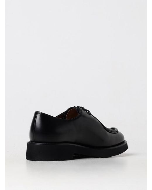 Church's Black Nelly Lace-Up Shoes With Thick Gum Sole