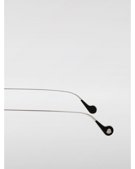 Moncler White Optical Frames for men