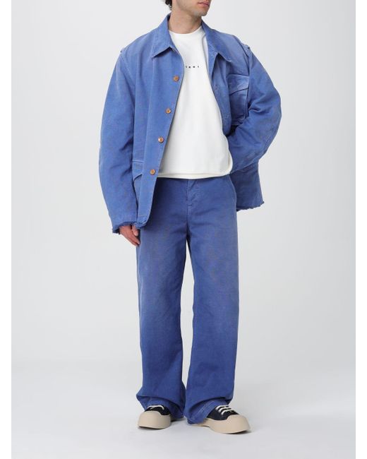 Pantalón Marni de hombre de color Blue