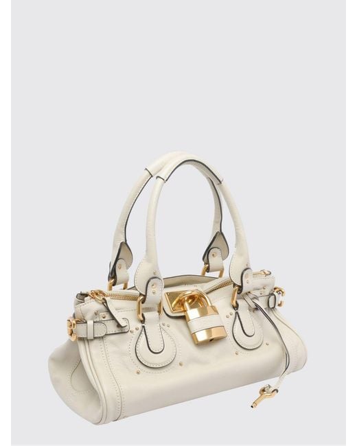 Chloé Natural Chlo&Eacute Paddington Ledertasche