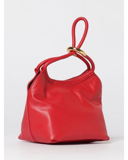 Coccinelle Red Finn Small Leather Pouch