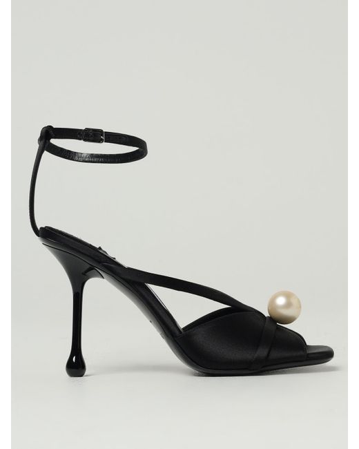 Jimmy Choo Black Flache Sandalen Damen