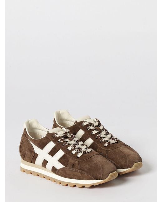 Hogan Brown 86Er Suede Sneakers